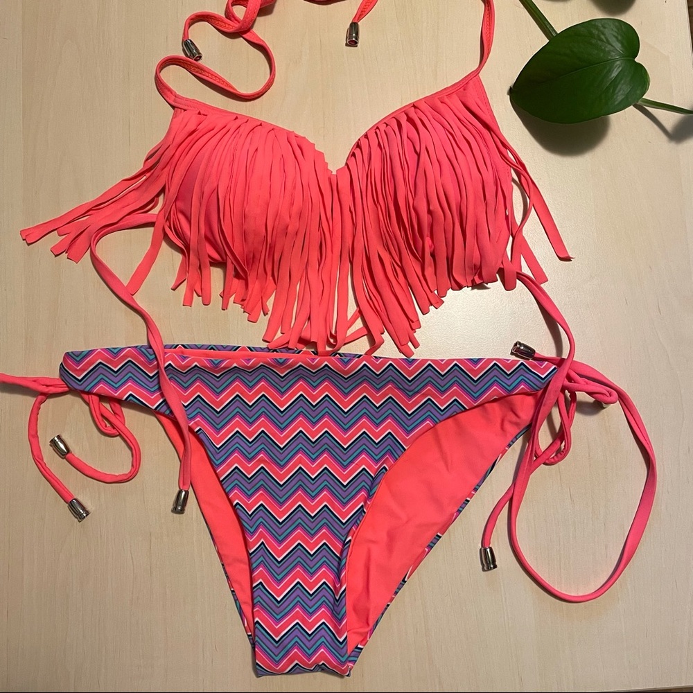 Gemelli swimwear fringed bikini